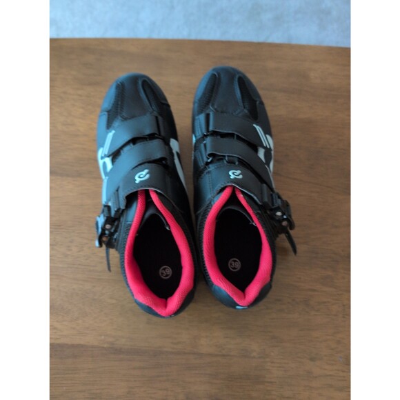 EUC Peloton cycling bike shoes with look delta cleats EU 39 US women's 8 - Picture 5 of 7